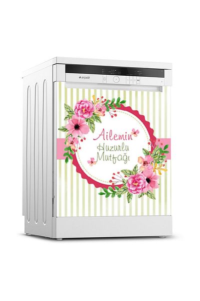 Tilki Dünyası Dishwasher Door Sticker 0084