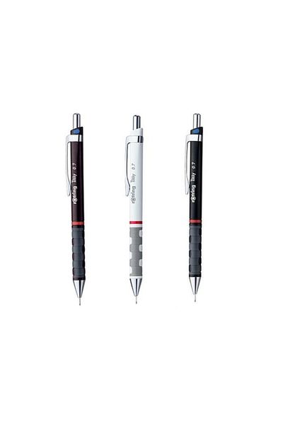 Rotring Tikky Versatil Pen 0.7 Mm Claret Red-black-white