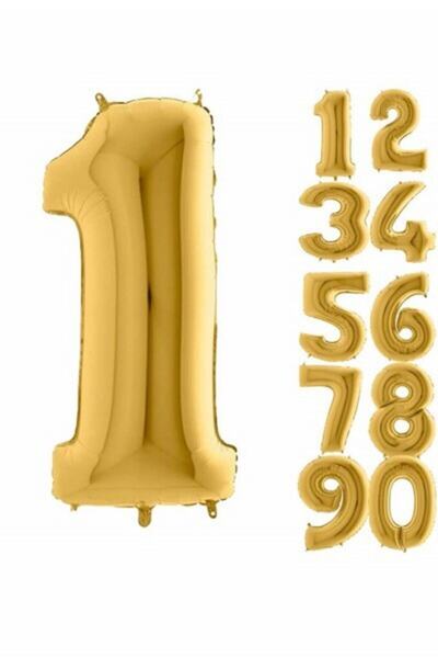 Çemrek Süs Parti عدد 1 بالون فويل ذهبي اللون 60 سم