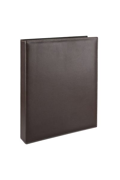 2K Faux Leather Mechanism, 10 Compartments, 500 Card Capacity, Indexed Business Card Holder 26x32 Cm