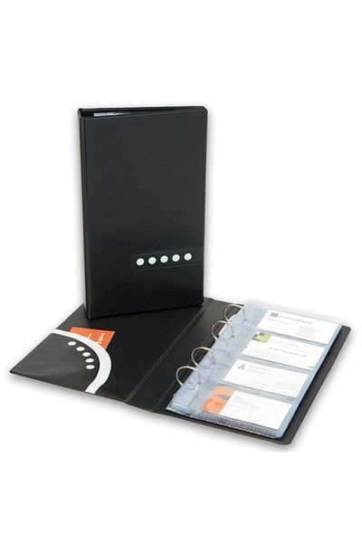 2K Pvc Double Color Business Card Album 4 Rows 160 Cards