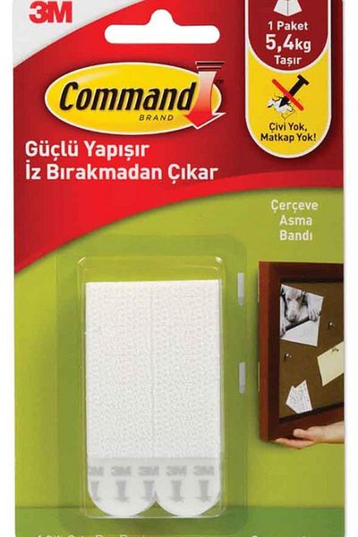 COMMAND 3m Hanger Velcro Tape Medium Size 4 Pieces 17201-4