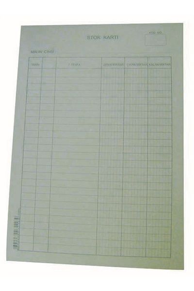 Dilman Cari Account Card Large Vertical 100 Pieces