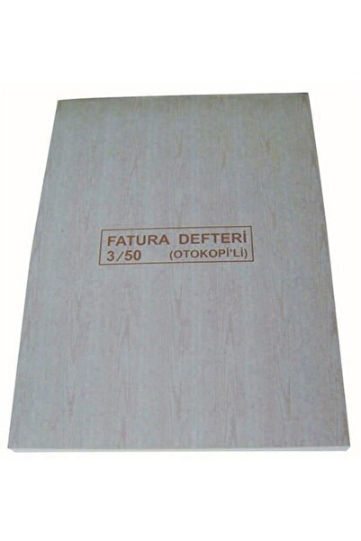 Dilman Fatura Defteri Otokopili 3/50 3 Nüsha 1 Adet