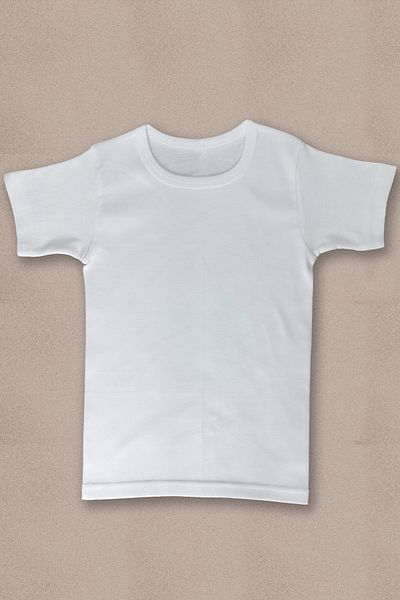 ali altun PRENS çamaşırları Boy's Combed Cotton Undershirt - 6 Pieces