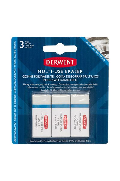 Derwent Multi-Purpose Eraser Set of 3