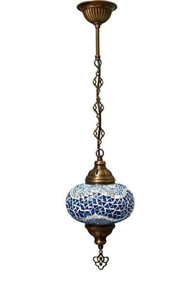 GiftlandCollection Selçuklu Tek Zincir Avize Mozaik Lamba