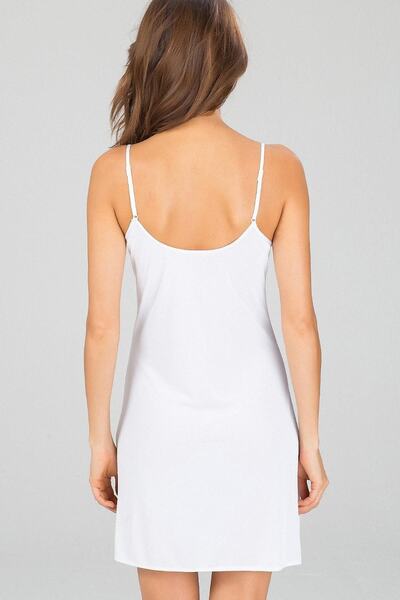 Kom Kadın Beyaz Patrıcıa Mini Kombinezon 41KO80011BEYA