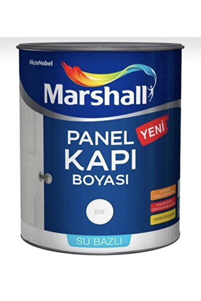Marshall Su Bazlı Kokusuz Panel Kapı Boyası 1 lt Avokado Rengi