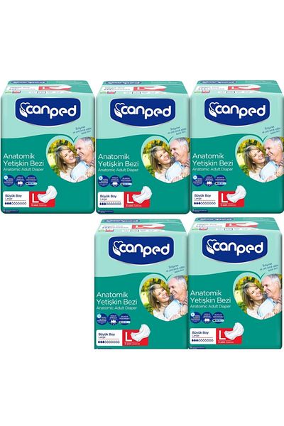 Canped Anatomical Diapers Normal Large 40 Pieces