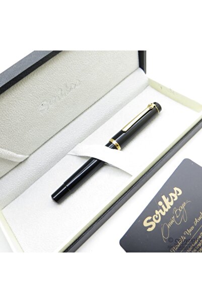 Scrikss 419 Dolma Kalem Siyah | Kalem | İsme Özel Kalem | Hediyelik Kalem