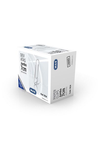 Mas Multıpack - Giant Paper Clip (Jumbo Type) Length 7 cm X 3