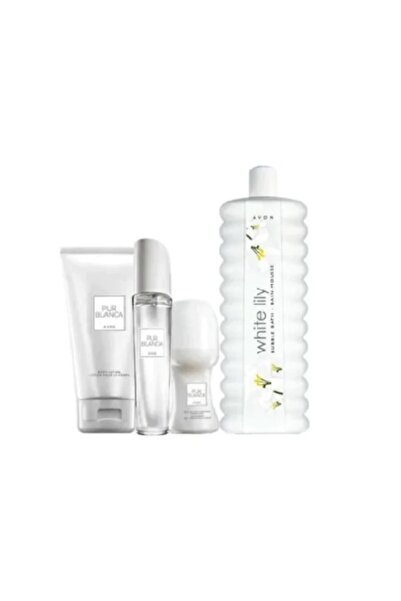 AVON Pur Blanca Kadın Parfüm 50 Ml Edt 4 Lü Set