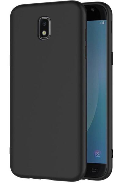 YGT Samsung Galaxy J7 Pro Kılıf Ultra Ince Arka Kapak Siyah