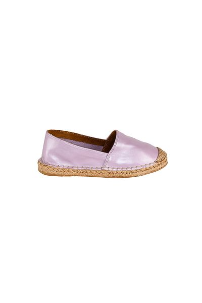 Moosefield Espadrile de damă roz din piele naturală lucrate manual