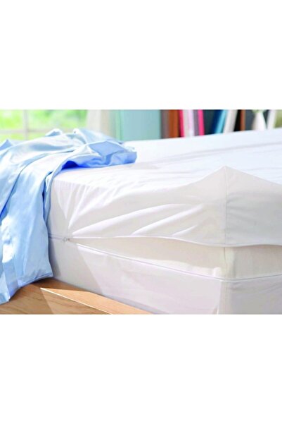 CARETEX غطاء حماية مرتبة بسحاب 100% قطن، مضاد للحساسية، مقاوم للسوائل، 180x200