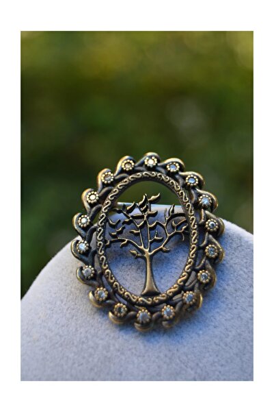 Stoneage Jewellery Hayat Ağacı Bayan Broş