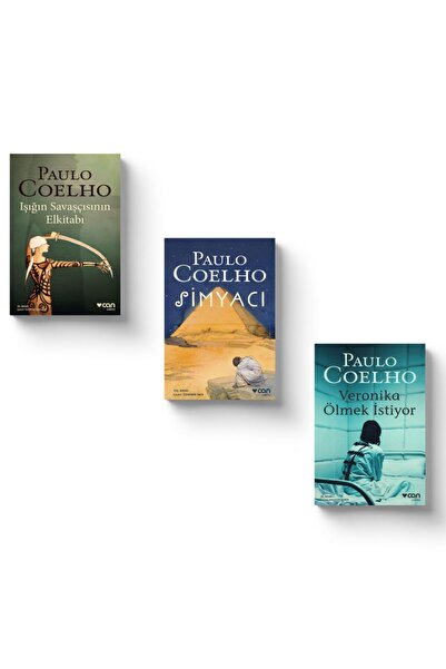 Can Yayınları Simyacı - Işığın Savaşçısının El Kitabı - Veronika Ölmek Istiyor - Paulo Coelho Seti 3 Kitap