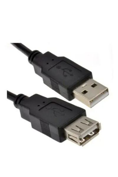 Protonust New USB Female Male Extension Cable 1.5 Meters Black Design 542167
