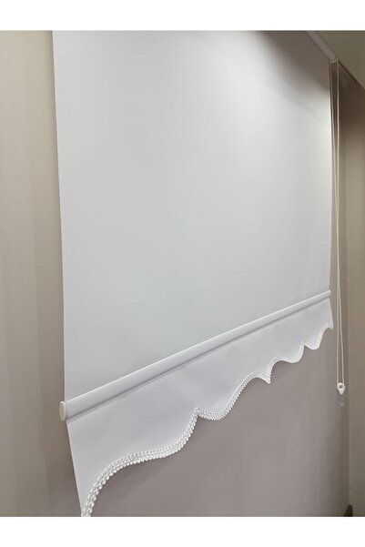 BBB Düz Beyaz Stor Perde Ms1200