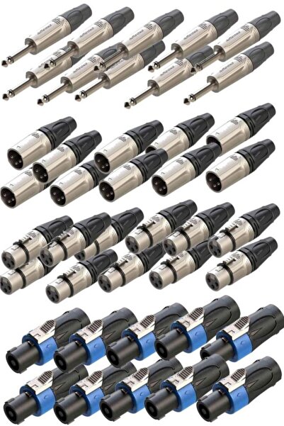 Lastvoice Connection Paket-5 Jak Xlr Speakon Konnektör Paketi