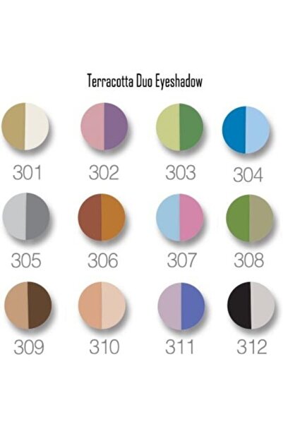 Golden Rose Terracotta Eyeshadow Duo 308