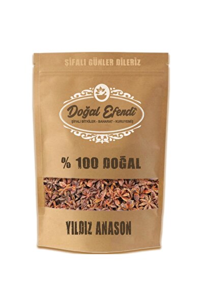 doğal efendi şifalı bitkiler baharat kuruyemiş Efendi Yıldız Anason 50 Gr.