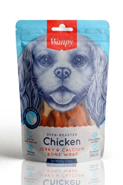 Wanpy Oven Roasted Chıcken Jerky Calcıum Bone Wrap Kurutulmuş Tavukklu Köpek ...