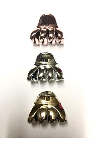 AKTUEL Πόρπη με μανταλάκια 3 τεμαχίων 3 χρωμάτων καλής ποιότητας