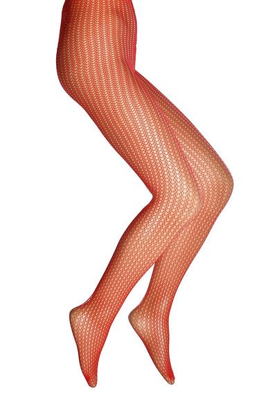 Dore Women's Red Spider (lace) Fishnet Pantyhose