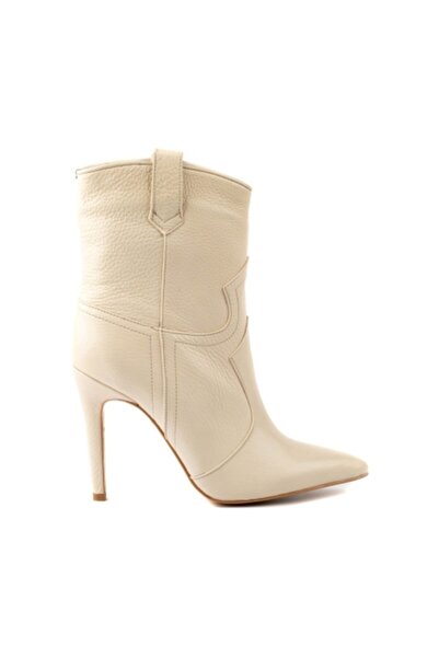 PİRCİ Sunderland Deri Kadın Günlük Bot Bej