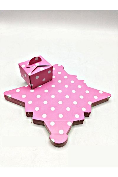 YAKUT Pink Patterned Turkish Delight Box of 50
