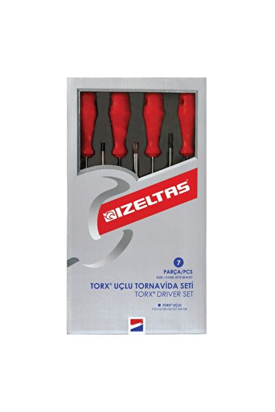 İzeltaş 4775 00 8107 Torx Uçlu Tornavida Seti 7 Parça