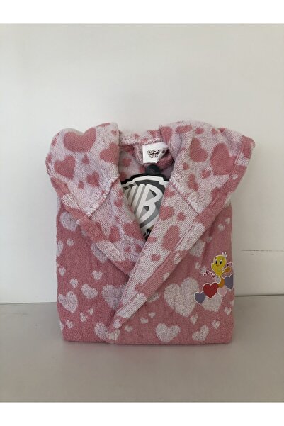 Özdilek Tweety Heart Free Bornoz Set 5-6 Yaş