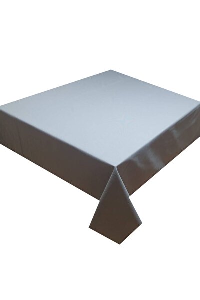 Ekselans Home مفرش طاولة مطبخ من قماش البط المقاوم للبقع باللون الرمادي