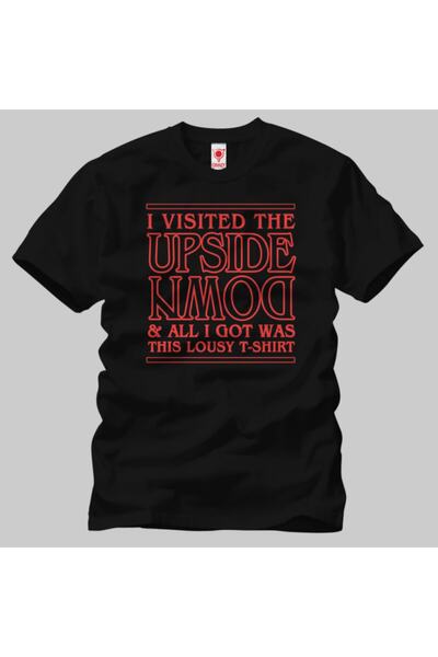 Crazy Stranger Things I Visited The Upside Down muška majica