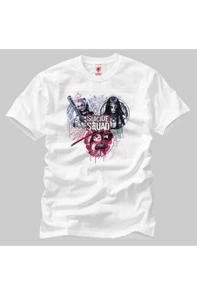 Crazy Suicide Squad: Grafiti majica za muškarce sa devojkama iz tima