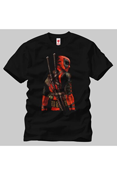 Crazy Deadpool mač muška majica