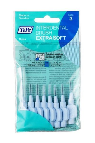 TePe X-soft 0.6mm Blue - Comfortable and Stylish