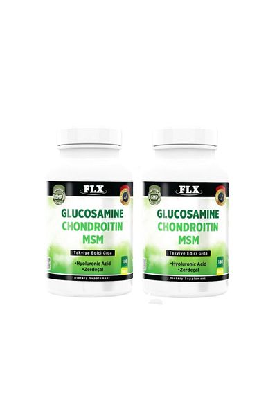 FLX Glucosamine Chondroitin Msm Hyaluronic Acid Turmeric 180 X 2 Ku