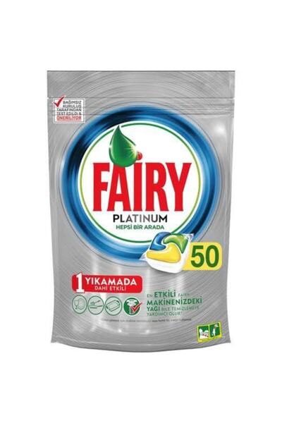 Fairy Limon Kokulu Platinum Bulaşık Makinesi Deterjanı Kapsülü 50 Yıkama