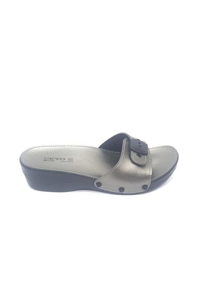 Ceyo Γυναικείες παντόφλες Minelli Heeled Anatomical Platinum