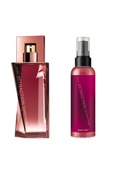 AVON Attraction Sensation Edp 50 ml Kadın Parfüm Seti 5000PARFUM00047