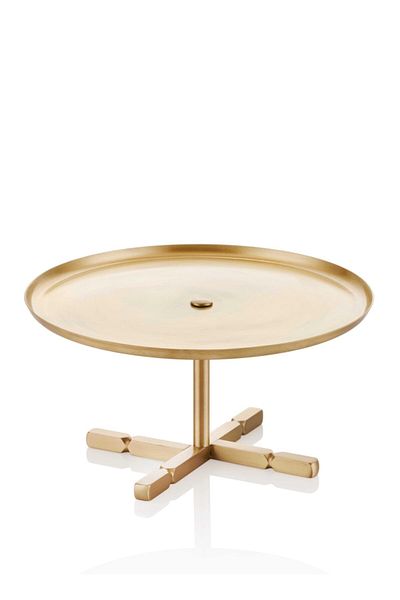 The Mia Brass Rice Cake & Cake Serving 10 X 26 Cm