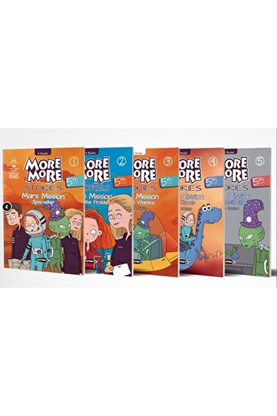 Kurmay ELT Kurmay More More Stories 5. Sınıf Ingilizce Hikaye Seti 5 Kitap