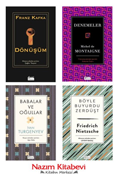 Koridor Yayıncılık Babalar Ve Oğullar & Böyle Buyurdu Zerdüşt & Denemeler & D...