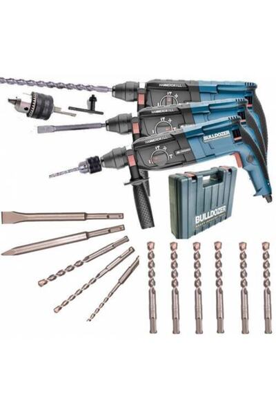 Bulldozer Gt-2800 Watt Kırıcı Delici 4.8 Joul Darbeli Matkap 15 Adet Uç Seti ...
