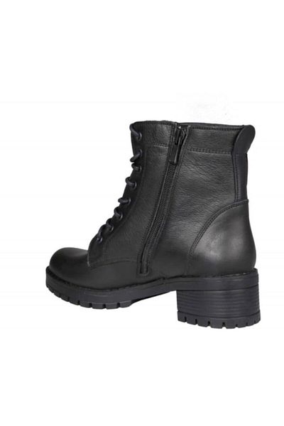 Castle Black 2680 Ежедневни дамски ботуши от естествена кожа/черни/38