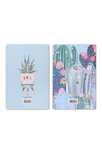 Yediveren Yayınları Cactus Twins 2 - Stylish Notebook Set