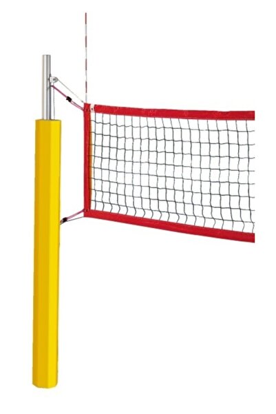 ÖZBEK Voleybol Direği Koruma Kılıfı Pvc Branda - Sarı (2 Adet)